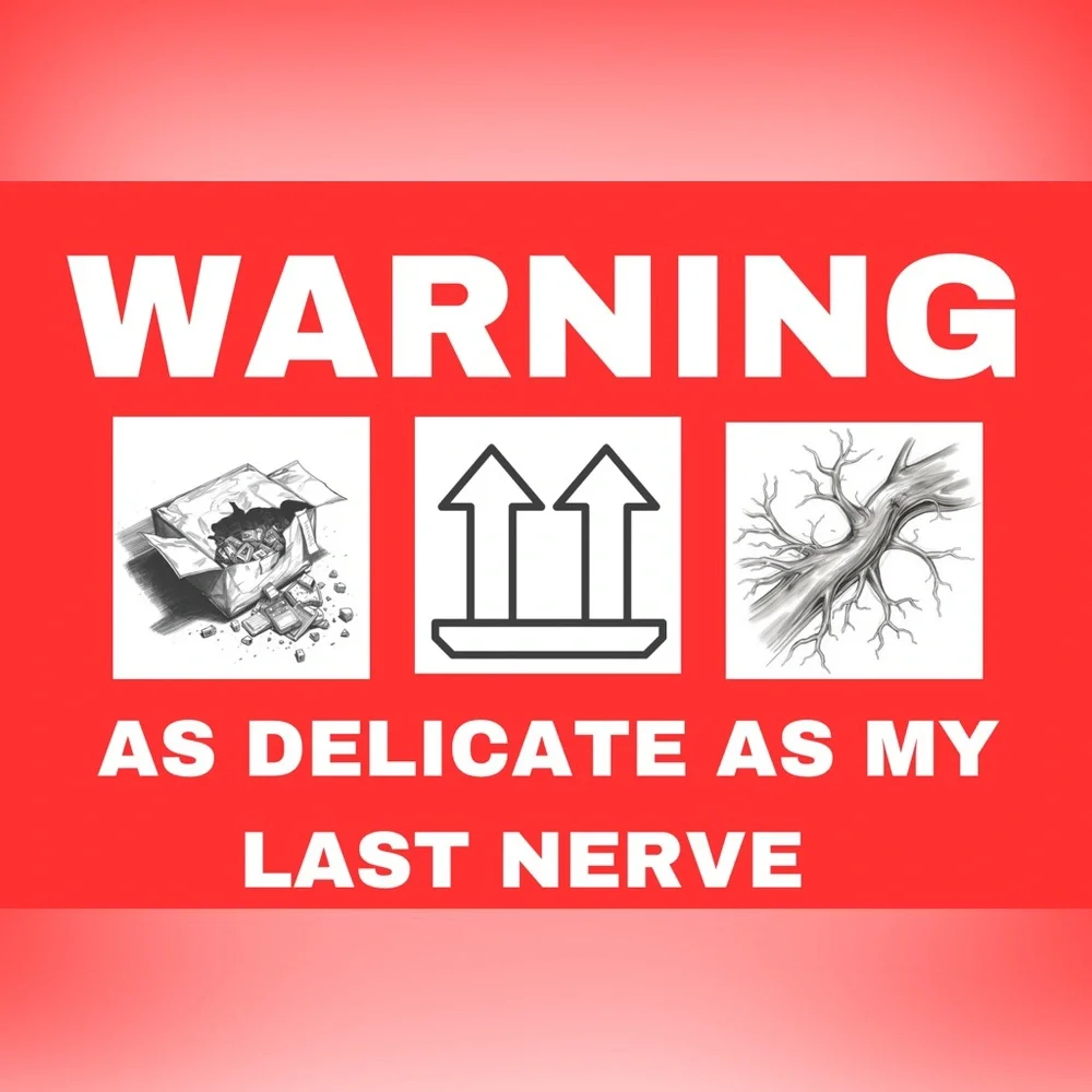 Custom Funny Fragile Stickers 30CT